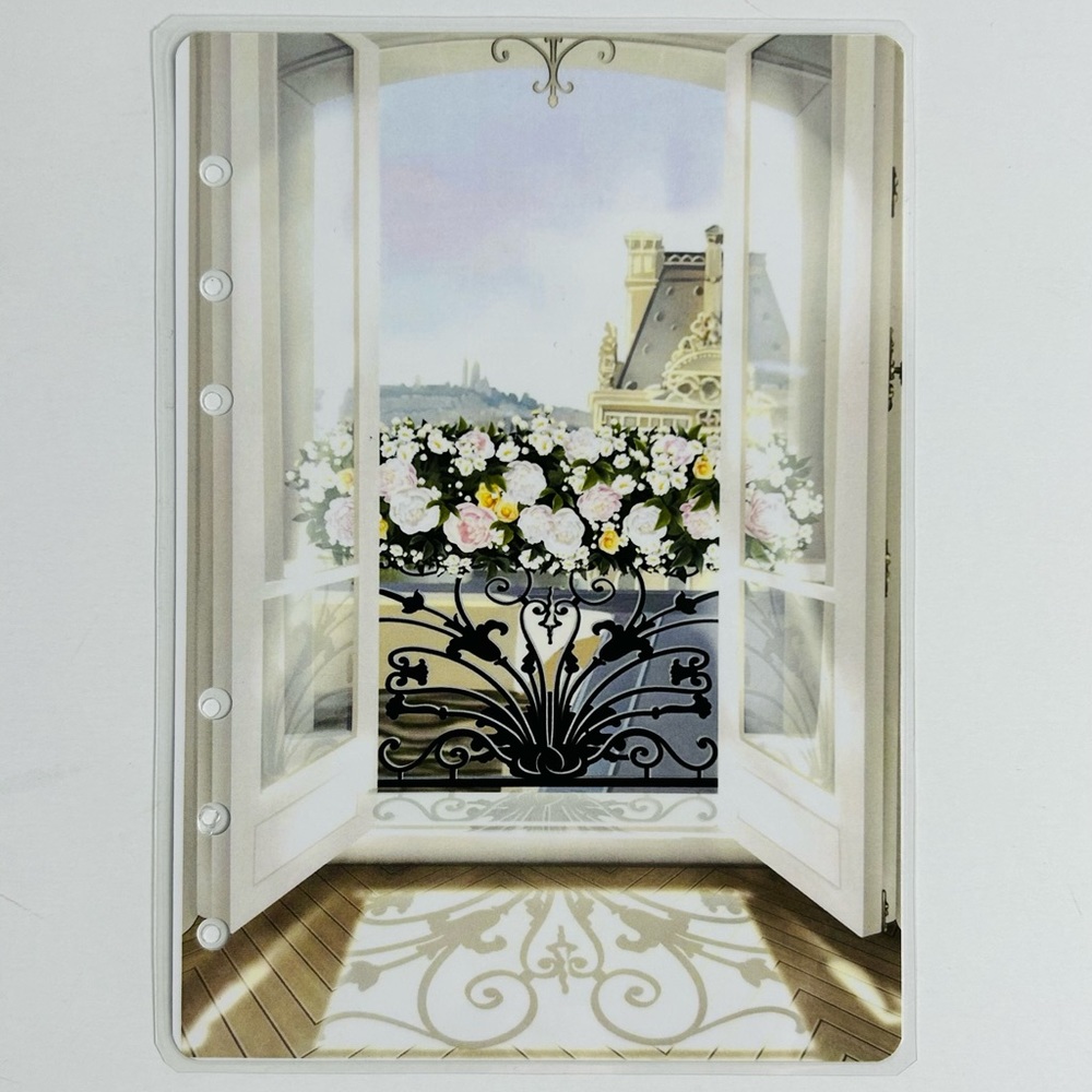 Personal Wide Size - Spring Theme Agenda Dashboard Doors Open Reveal Flowers